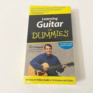 2001 Learning Guitar for Dummies VHS Jon Chappell